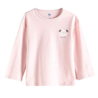 Tex Baby T-Shirt, Pink, 12 Months, I274061