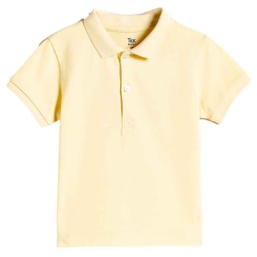 Tex Baby Polo T-Shirt, Yellow, 23 Months, I274216