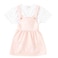 Tex Baby Soft Fabric Pinafore Dress Set Light Pink, 23 Months