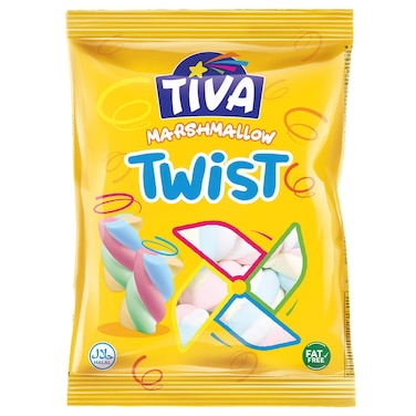 Tiva Twist Marshmallows, 140g