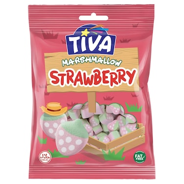 Tiva Strawberry Marshmallows, 140g