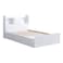 Supreme 120x200 Young Single Bed-White