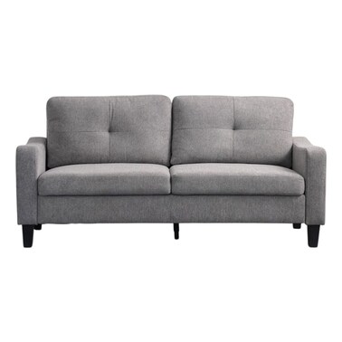 Supreme 3-Seater Fabric Sofa-Grey