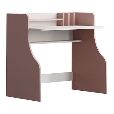 Blossom Study Desk-Blush Pink+Light Beige