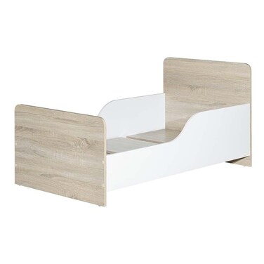 كيندر سرير أطفال 70×130 - أبيض/بلوط سونوما