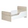 كيندر سرير أطفال 70×130 - أبيض/بلوط سونوما