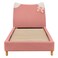 Kitty 90x200 Upholstered Kids Bed-Light Pink