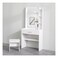 Supreme 1-Drawer Tall Dresser with Stool-White