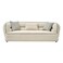 Glenn 3 Seater Fabric Sofa-Beige