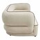 Glenn 3 Seater Fabric Sofa-Beige