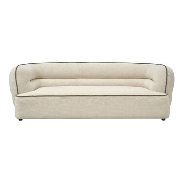 Glenn 3 Seater Fabric Sofa-Beige