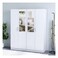 Supreme 4-Door Wardrobe with Mirror-White