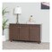 Niva 3 Door Shoe Cabinet-Walnut