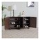 Niva 3 Door Shoe Cabinet-Walnut