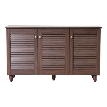 Niva 3 Door Shoe Cabinet-Walnut