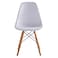 Stork Set of 2 Dining Chair-White/Beech