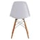 Stork Set of 2 Dining Chair-White/Beech