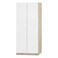 Kinder 2-Door Wardrobe-White/Sonoma Oak