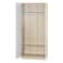 Kinder 2-Door Wardrobe-White/Sonoma Oak