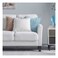Gamorah 3-Seater Fabric Sofa-Cream