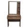 Supreme 1Drawer Tall Dressing Table With Stool-Light Walnut