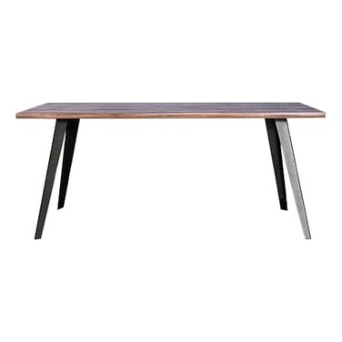 Gideon 6 Seater Dining Table-Natural Oak/Brown