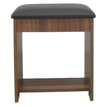 Supreme Stool for Dresser-Light Walnut