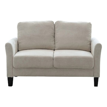 Gamorah 2-Seater Fabric Sofa-Beige