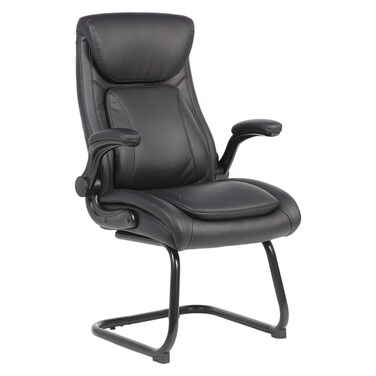 لويز كرسي مكتب للزوار - أسود