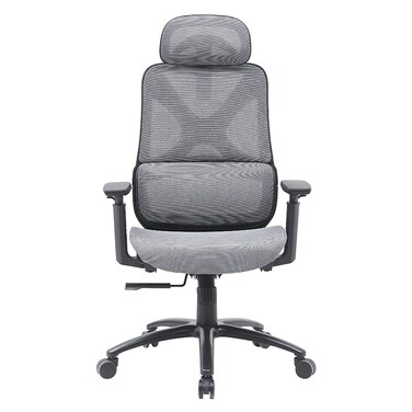 هارويتش كرسي مكتب ذو ظهر مرتفع - رمادي/أسود