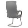 كورتني كرسي مكتب للزوار ذو ظهر مرتفع - رمادي