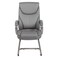 كورتني كرسي مكتب للزوار ذو ظهر مرتفع - رمادي