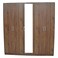 Supreme 5Door Wardrobe With Mirror-Light Walnut