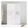 Supreme 3-Door Wardrobe with Mirror-White