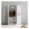 Supreme 3-Door Wardrobe with Mirror-White