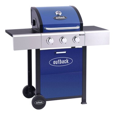 أوت باك ميركوري شواية غاز  بثلاثة شعلات، أزرق