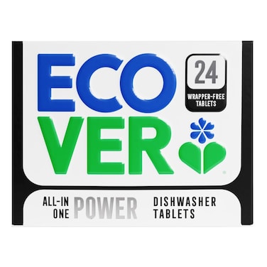Ecover Power Dishwasher Tablets, 24 PCS