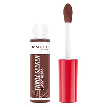 Rimmel London Thrill Seeker Glassy Lip Gloss, 800 Chocolate Glaze