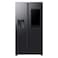 Samsung Bespoke AI Side-by-Side Refrigerator RS90F66B1F, Black Doi, 614 L, 2 Doors