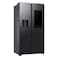 Samsung Bespoke AI Side-by-Side Refrigerator RS90F66B1F, Black Doi, 614 L, 2 Doors