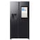 Samsung Bespoke AI Side-by-Side Refrigerator RS90F66B1F, Black Doi, 614 L, 2 Doors