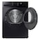 Samsung Front Load Dryer DV90CGC2A0ABGU, 9 kg, Hygiene Care, Stainless Steel, Black