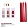 Metallic Taper Candles, 8inch, 3 PCS