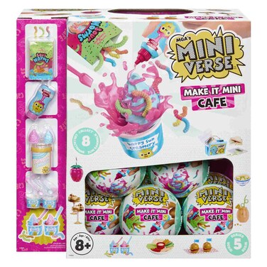 MGA's Miniverse Make It Mini Series 5 Foods Cafe Set, 8 Years+