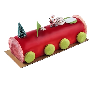 Yule Log Strwberry Cheese Cake 8 Persons