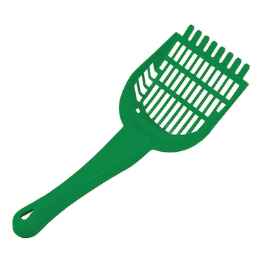 ديلايت مجرفة بلاستيكية لفضلات القطط مع حامل