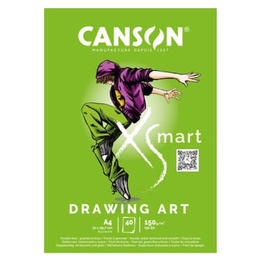 Canson A4 Size Xsmart Pad, 40 Sheet, 150g