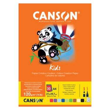 Canson A4 Size Colour Creation Paper, 30 Sheet
