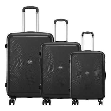 Skybags Zap 8-Wheel Luggage Hard Trolley Set, 3 PCS