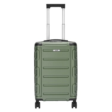 فيب قبرص عربة أمتعة صلبة بثمانية عجلات، لون أخضر، 57.5 سم